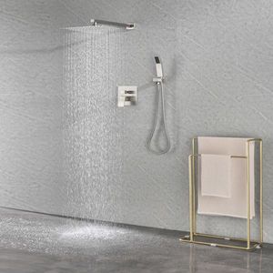 Sistema Doccia a Pioggia da Parete da 12 Pollici, Accessorio Essenziale per Cabina Doccia - Product Image 1