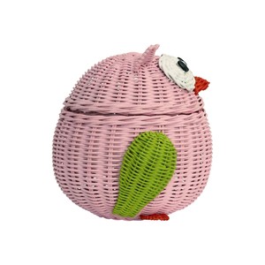 Cesta de Mimbre Natural con Forma de Búho para Guardar Juguetes en la Habitación de los Niños y Decoración del Hogar - Product Image 4