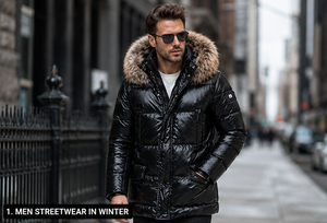 <b>Men</b>’s Premium <b>Fur</b> <b>Hooded</b> Puffer Jacket – Custom Winter <b>Parka</b>, Wholesale & Private Label - Product Image 3