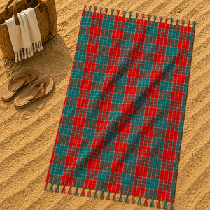 Nouvelle serviette de plage Fouta Hammam en coton biologique de qualité supérieure, moderne, luxueuse, douce, teinte en fil, 100% OEM, écologique, séchage rapide. - Product Image 1