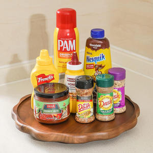 Bandeja de Servir de Madera Rústica con Diseño Floral de Aaliyan Impex, para Hoteles, Restaurantes, Cafeterías, Servicios de Catering, Cocina Casera - Product Image 4