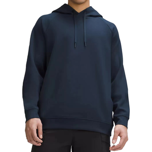 Hoodie oversize court en molleton bouclette pour l'automne, personnalisé, épais, à épaules tombantes, unisexe pour homme et femme - Product Image 3