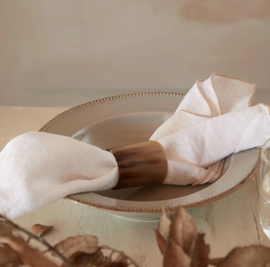 Anillos para servilletas de cuerno de buey/vaca/búfalo de la mejor calidad, elegantes para hoteles, fiestas, restaurantes y decoración de mesas de comedor en el hogar. - Product Image 1