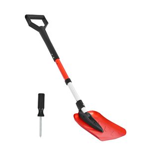 Pelle à neige pliable multifonctionnelle avec poignée en forme de D, réglable de 36 à 40 pouces, en alliage d'aluminium léger pour allée - Product Image 1