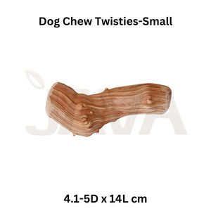 ของเล่นเคี้ยวสำหรับสุนัขแบบเป็นมิตรต่อสิ่งแวดล้อม ทนทาน ทำจากไม้กาแฟ รูปทรงบิดเกลียว ช่วยทำความสะอาดฟัน เพื่อความสนุกของน้องหมา - Product Image 2