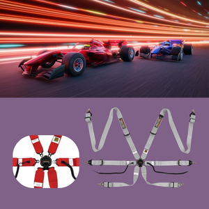 TBRACING Racing Harness With 7 16 UNF Mounting Bolts Included For Easy Installation Setup T Tongue & Shoulder Comfort Support - Product Image 1