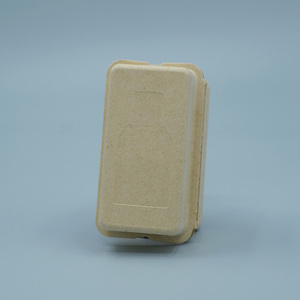 Nhà sản xuất phân hủy sinh học bột giấy chăm sóc da bao bì hộp đúc cho OEM mỹ phẩm chèn và đúc hộp carton - Product Image 4