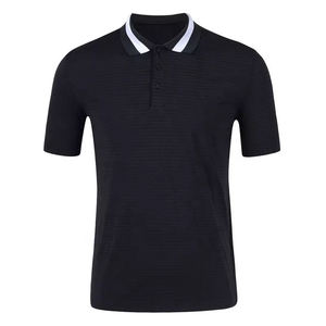 เสื้อโปโลแขนสั้นคุณภาพสูงสำหรับผู้ชาย สีพื้น คลาสสิก เหมาะสำหรับใส่ลำลองหรือธุรกิจ - Product Image 2