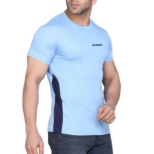 Camisetas de Gimnasio para Hombre, Modernas y Transpirables, Tejido Ecológico de Spandex/Poliéster, Manga Corta, Alta Calidad - Product Image 3