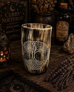 Auténtica Taza de Cuerno de Toro Hecha a Mano, Vaso Natural, Vajilla Vikinga, Vaso Rústico para Bar, Vajilla de Vidrio, Venta al por Mayor para Exportación - Product Image 5