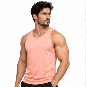 Débardeur Homme Décontracté de Haute Qualité en Coton et Bambou pour Fitness, Musculation, Sans Manches, Séchage Rapide et Respirant - Product Image 3