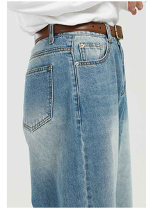 Wholesale Custom High Quality <b>Men's</b> Straight Jeans Casual Trousers Large Size <b>Men's</b> Denim <b>Stretch</b> <b>Men's</b> Pants - Product Image 4