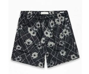 Pantalones cortos deportivos de verano personalizados de alta calidad de malla transpirable de talla grande de doble capa con hermoso estilo informal con estampado de flores - Product Image 1