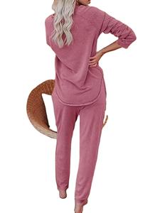 ชุดนอนผู้หญิงแขนยาวสไตล์เซ็กซี่และคลับ ผ้าฝ้าย 100% ระบายอากาศได้ดี เป็นมิตรกับสิ่งแวดล้อม สำหรับฤดูร้อน ผลิตในบังกลาเทศ ขายส่ง - Product Image 3