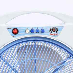 Ventilador de Pared Cuadrado de 16 Pulgadas con Enfriamiento por Aire, 3 Velocidades, Luz LED, Colores Personalizados, Bajo MOQ, Fuente de Alimentación Eléctrica, Premium, Venta al Por Mayor - Product Image 2