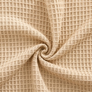 Beige Waffle Weave Table <b>Runner</b> and Placemat Set <b>Washable</b> Fabric Nordic Dining Decor - Product Image 5