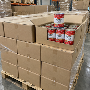 Concentrado de tomate rojo al 30% de sólidos con pasta de tomate enlatada en latas metálicas seguras para pedidos de ingredientes a granel de gran volumen - Product Image 4