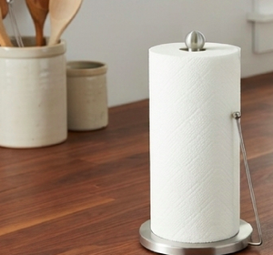 Silver Iron <b>Paper</b> Towel Holder Durable Napkin Roll Holder Perfect For <b>Kitchen</b> Office Table Use Wedding And Dining Use - Product Image 5