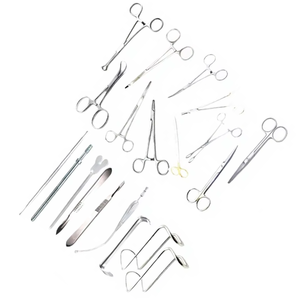 Juego de Instrumentos Quirúrgicos de Acero Inoxidable, 13 Piezas, Manual, para Uso en Otorrinolaringología - Product Image 5
