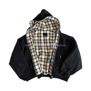 Sweat à capuche gothique d'hiver personnalisé avec logo sur le devant, 100% coton, double couche, 400 GSM, avec poches et broderie - Product Image 1