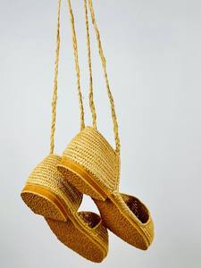 Chaussures en raphia marocaines pour femmes – Pantoufles et sandales en paille faites à la main - Product Image 3