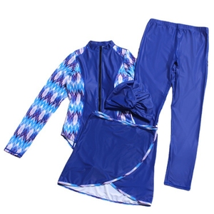 Professional Muslim girl Swimwear 1 Piece Swimsuit Custom Logo Swimwear Women Black <b>Long</b> <b>Sleeve</b> Backless Swimsuit Beach - Product Image 6