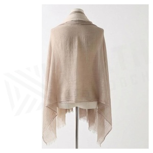 Women's Long Solid Color Silk Scarf Simple Style All Seasons Daily Wear Skin Friendly Plain Woven Scarf - Product Image 2
