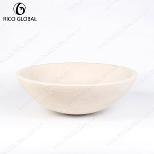 อ่างล้างหน้าแบบแขวนผนัง RICO GLOBAL Travertine ดีไซน์มินิมอล ผิวด้าน - Product Image 3
