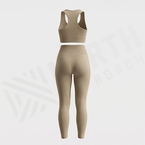 Nuevo Conjunto de Yoga para Mujer Hecho a Medida, Bra y Panties Deportivos Cálidos y Sensuales, Leggings Cortos, Ropa Deportiva, Ropa Activa para Gimnasio - Product Image 2