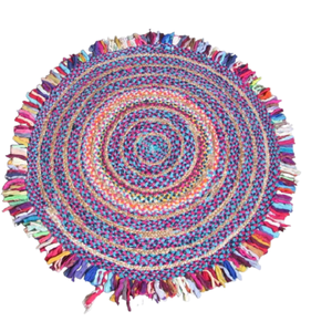 Eco Friendly Carpet 100% <b>Natural</b> Braided Jute Round area <b>Rugs</b> Handmade Reversible Rustic Braided Jute <b>Rugs</b> for floor mats - Product Image 6