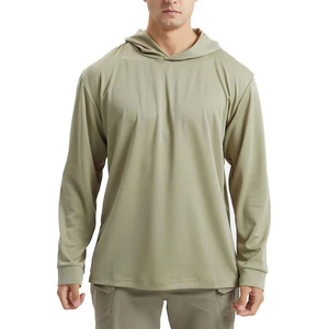 Wholesale Men's Camouflage Long Sleeve Fishing Shirt UPF 50 Quick Dry Pullover Hoodie Outdoor Wear - Product Image 4