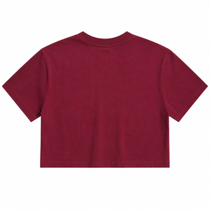 Camiseta Corta Lisa, Ropa Casual Minimalista de Moda, Fabricante OEM, Camiseta Corta de Manga Corta para Mujer, Algodón Ligero, Moda de Verano - Product Image 2