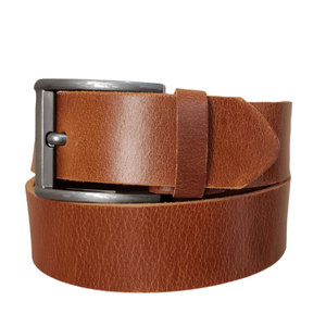 Cinturón de Cuero Vacuno Personalizable al por Mayor para Hombre con Hebilla de Aleación, Cuero Genuino de Pakistán a Bajo Precio - Product Image 3