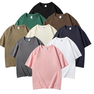 เสื้อยืดโอเวอร์ไซส์ผ้าคอตตอน 100% น้ำหนัก 180 กรัม คุณภาพสูง สกรีนโลโก้ตามสั่ง ทรงไหล่ตก สำหรับผู้ชาย - Product Image 1