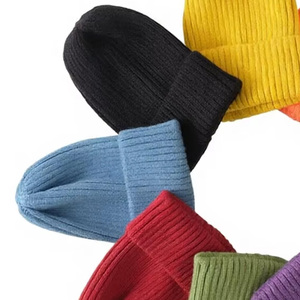 Gorro de punto con dobladillo plegado, gorros de invierno suaves y cálidos, unisex, casuales, para exteriores, venta al por mayor, proveedores de fábrica personalizados - Product Image 2