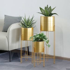 Handcrafted Metal Planter With Stand Perfect For Living Room Balcony Patio Stylish Contemporary Home Decoration Ideas - Product Image 5