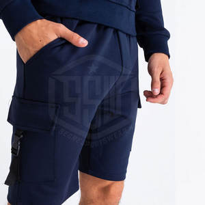 Conjunto de Sudadera con Capucha y Pantalones Cortos de Algodón 100% para Hombre, Estilo Casual de Otoño, Fabricante de Pakistán, Productos Más Vendidos - Product Image 5