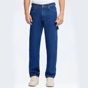 Jeans de travail durables pour hommes, coupe classique délavée foncée ou gris slim, denim confortable coupe régulière pour un usage décontracté, jeans en denim premium pour hommes - Product Image 5
