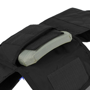 Black Carrier Training Vest Adjustable Laminated Protective Gear Vest Outdoor <b>Security</b> <b>Equipment</b> Wholesale Cheap Price Genuine - Product Image 3