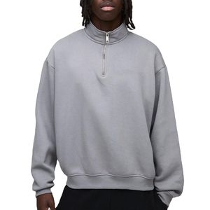 Sudadera de Moda para Hombre con Cierre de Cremallera, Estilo Casual, Manga Larga, Tejido de Rizo Ecológico, Cuello Alto, Ropa de Invierno - Product Image 3