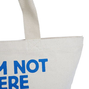 Bolso de Lona para Compras, Color Sólido, Cierre Abierto, para Todas las Temporadas - Product Image 3