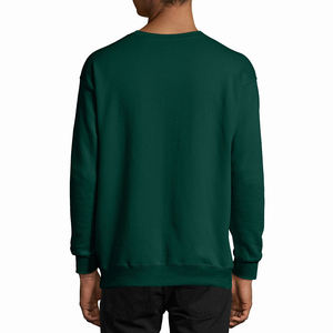 Sweat-shirt à col rond en molleton non doublé pour homme, 100% coton, séchage rapide, coupe-vent, respirant, chaud pour l'hiver, logo personnalisé - Product Image 2
