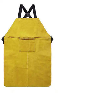 Nuevo Diseño, Delantal de Soldadura de Cuero Vacuno Liso sin Mangas, Resistente al Calor y a las Chispas, de Alto Rendimiento, Ignífugo, Personalizado - Product Image 6
