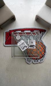 Alfombra Decorativa Antideslizante de Lana con Diseño de Baloncesto, Hecha a Mano, para Habitación Infantil o Dormitorio - Product Image 5