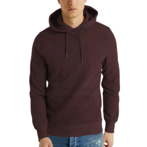 Sweat à capuche streetwear en polyester avec logo personnalisé, fermeture éclair, noir uni, polaire d'hiver, motif imprimé pour homme - Product Image 2