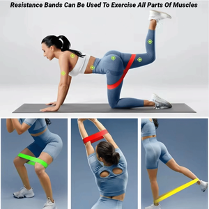 Ensemble de bandes de résistance longues et épaisses durables pour l'entraînement, le yoga, les exercices des fessiers et des jambes, et le lifting des fesses en salle de sport - Product Image 6