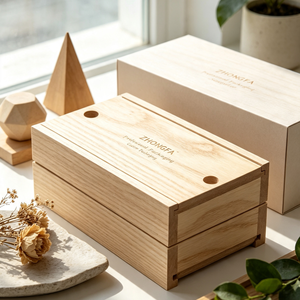 High Quality Handmade Eco-Friendly Varnishing MDF <b>Wood</b> Smooth Touch Rectangle <b>Storage</b> Gift <b>Box</b> Good Price OEM Small Sliding - Product Image 5