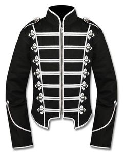 Customized Flute Band 100% Cotton Twill Formal Piper Drummer Doublet Jacket serge <b>wool</b> cloth twill Jacket - Product Image 5