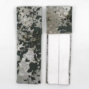 Serviettes de sport personnalisées imprimées, bord côtelé, design plié, douces, absorbantes, extensibles dans quatre sens, 100 % coton, pour la gym - Product Image 1