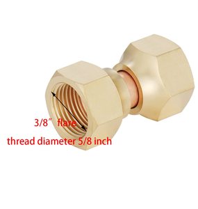 Raccord hexagonal en laiton, filetage femelle NPT, poli, connecteur de plomberie basse pression, mesure en pouces, moulé - Product Image 3